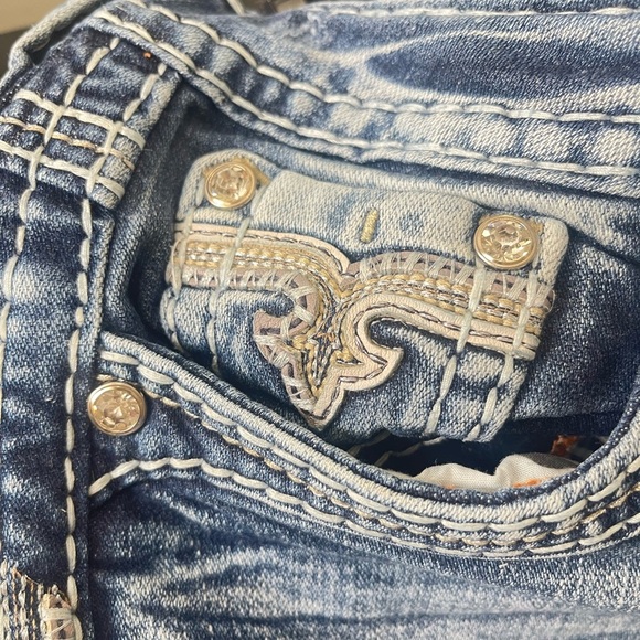 Rock Revival Distressed Denim Jeans - Picture 6 of 12